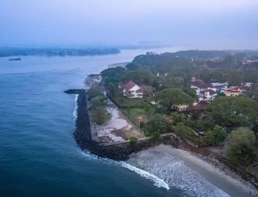 Scenic view of Fort Kochi Beach and the Arabian Sea