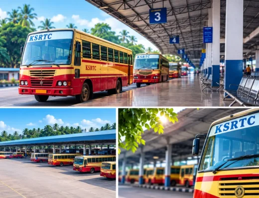 Kerala Ksrtc bus stand